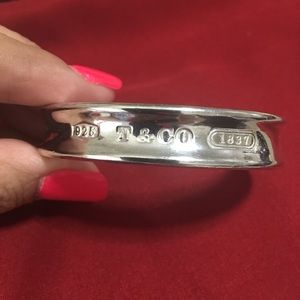 CLASSIC VTG TIFFANY & CO SILVER 1837 CUFF